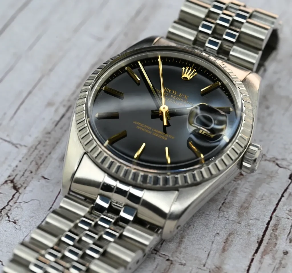 Rolex Datejust 1981 Ref 16030 Gilt Glossy Dial - Stunner!